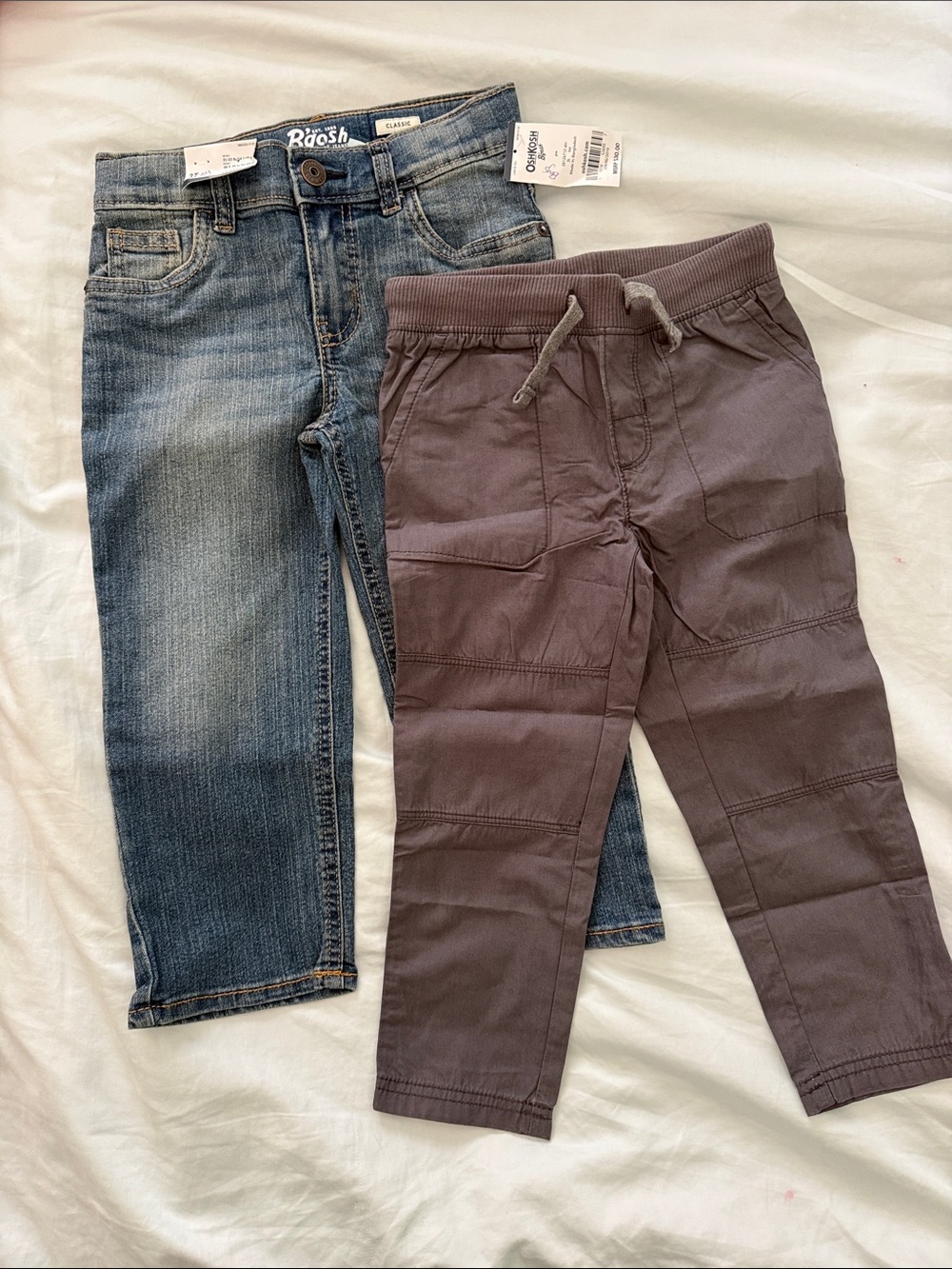 Gray Cargo Jogger Pants and Jeans for Boys